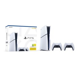 SONY Console PS5 Slim Standard Edition + 2 Controller Wireless + Sched