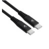 Cavo USB Type-C/Type-C rivestimento in Nylon 1mt colore nero VULTECH S